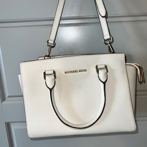 Michael Kors Cream Bag with Shoulder Straps